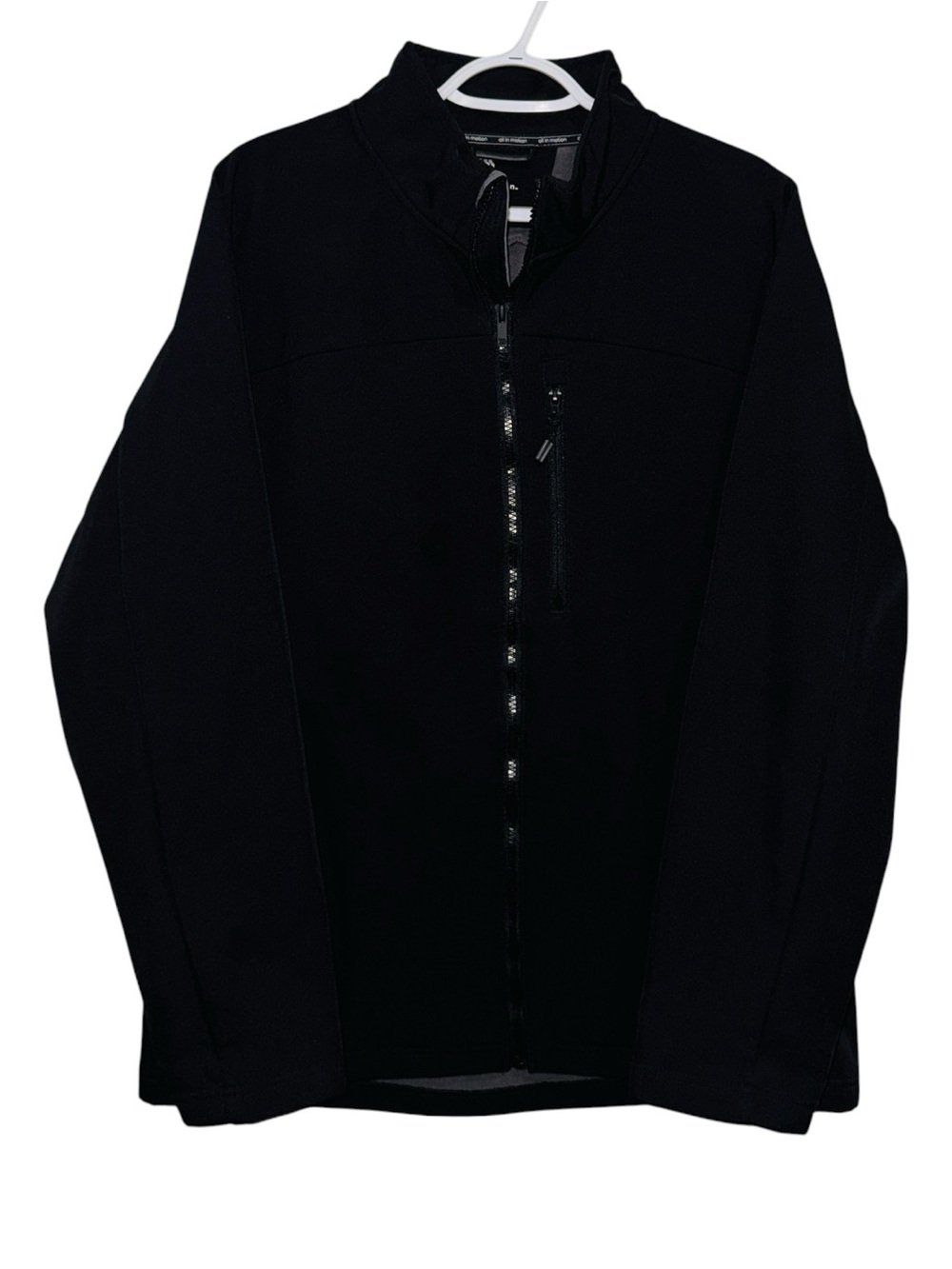 All in Motion Men Classic Black Full-Zip Jacket